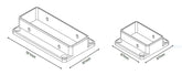 Wall/post brackets 3 PACK for Semi privacy Hamptons fencing